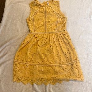 Lace dress sleeveless. NWOT never worn. Smoke free home.